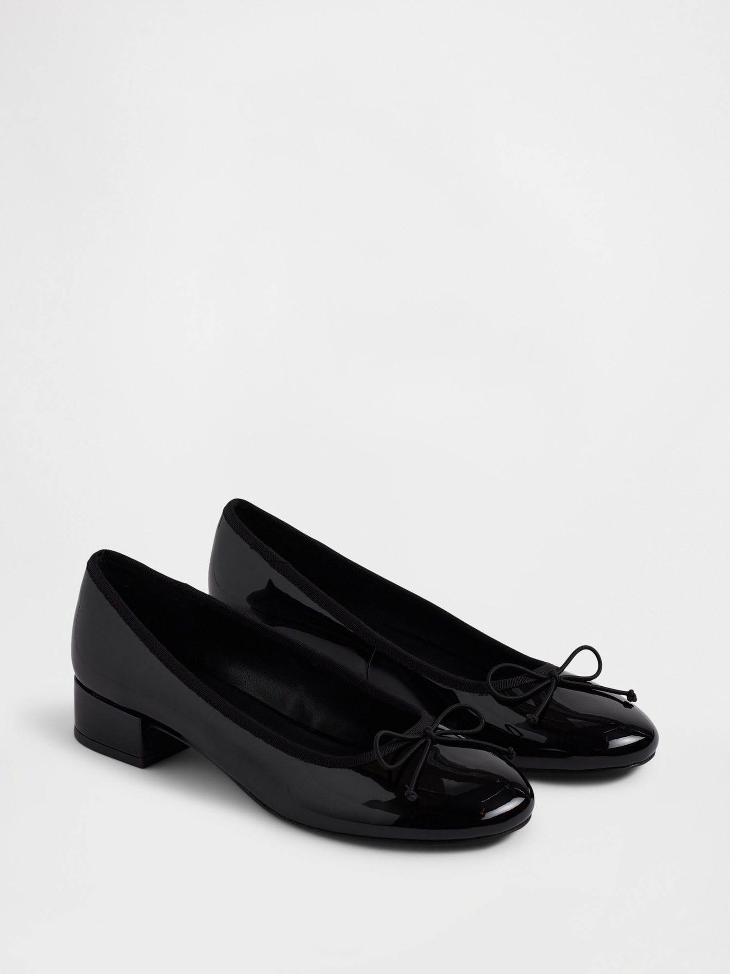 Женские туфли Gap Vegan Patent Leather Heels, цвет: Чёрный — фото 2