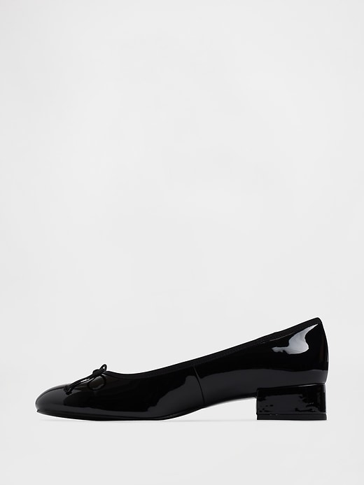 Image number 5 showing, Vegan Patent Leather Heels