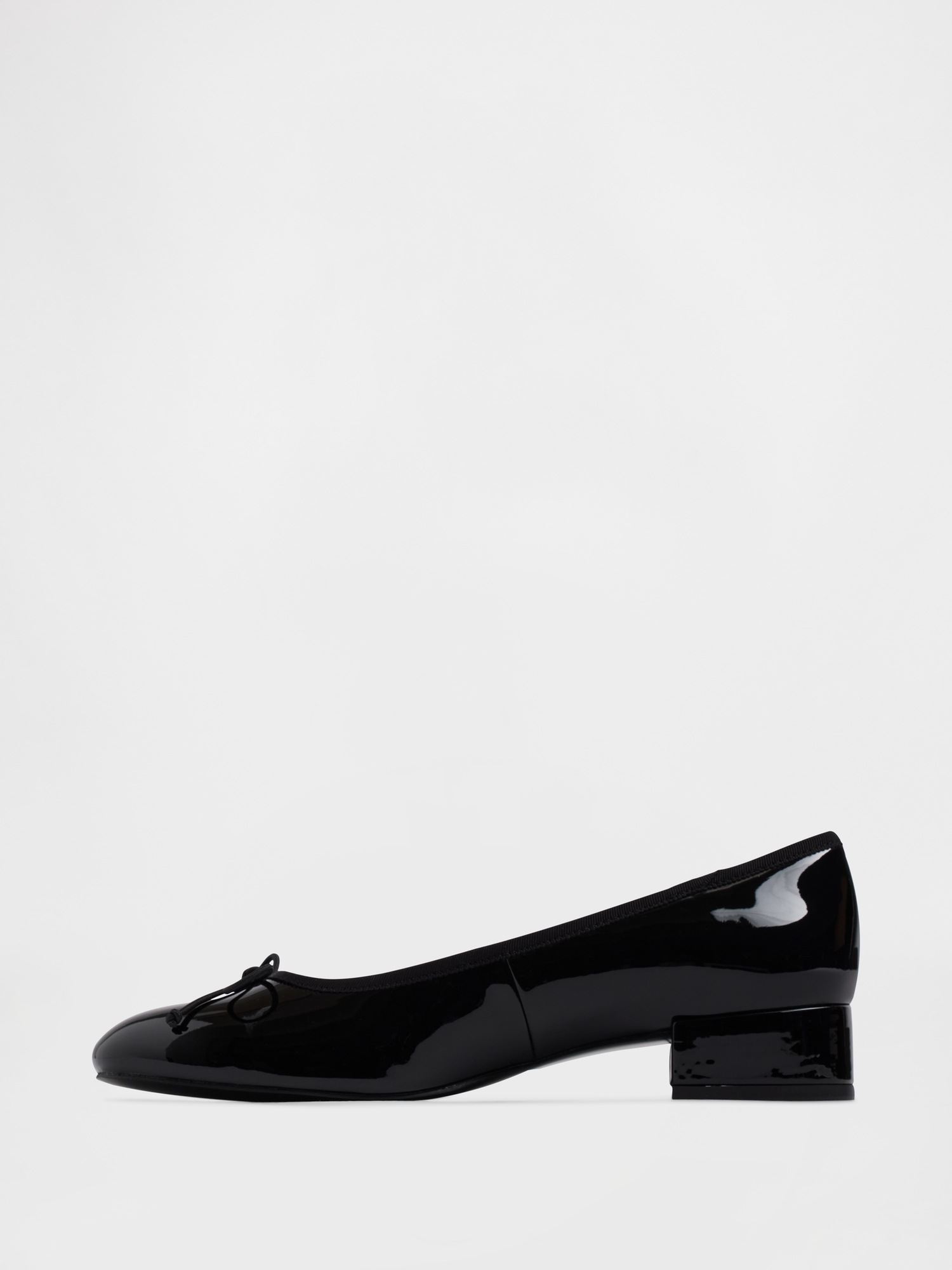 Женские туфли Gap Vegan Patent Leather Heels, цвет: Чёрный — фото 5