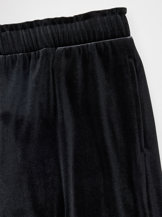 Image number 3 showing, Kids Velvet Wide-Leg Pants