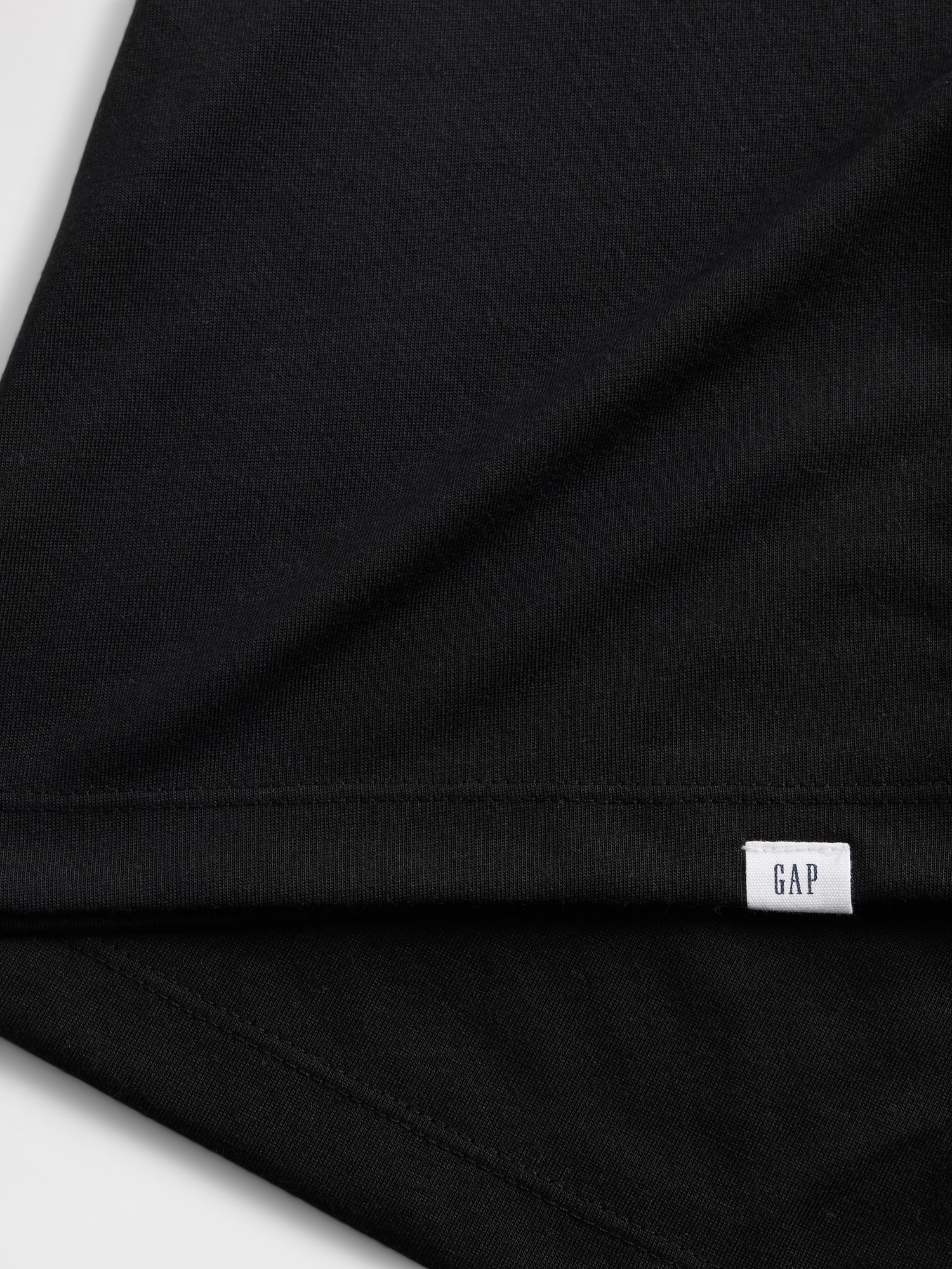 Детская футболка Gap Recycled Oversized PJ, цвет: Чёрный — фото 2