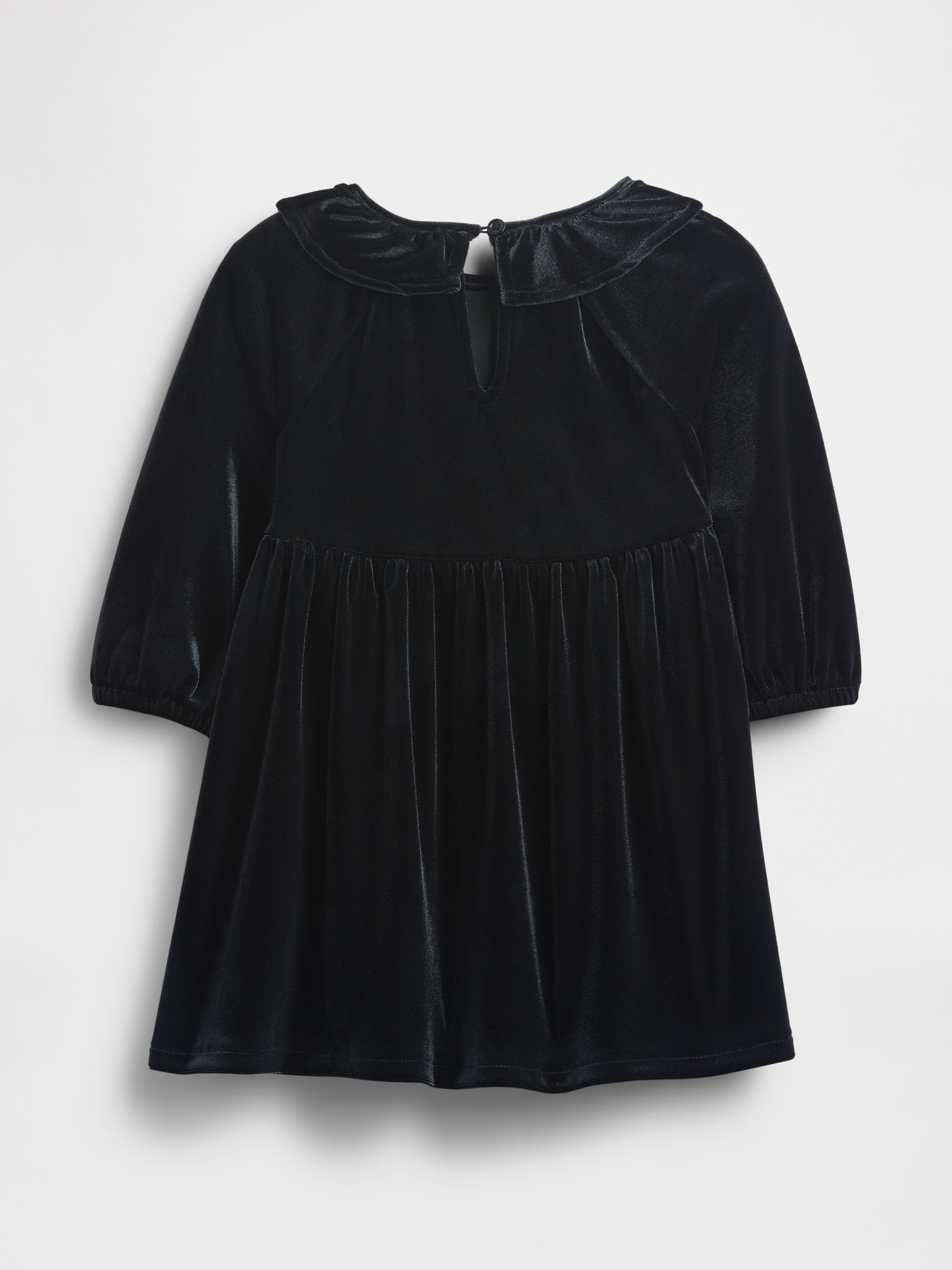 Детские платья Gap Baby & Toddler Velour Ruffle Collar Dress — фото 3