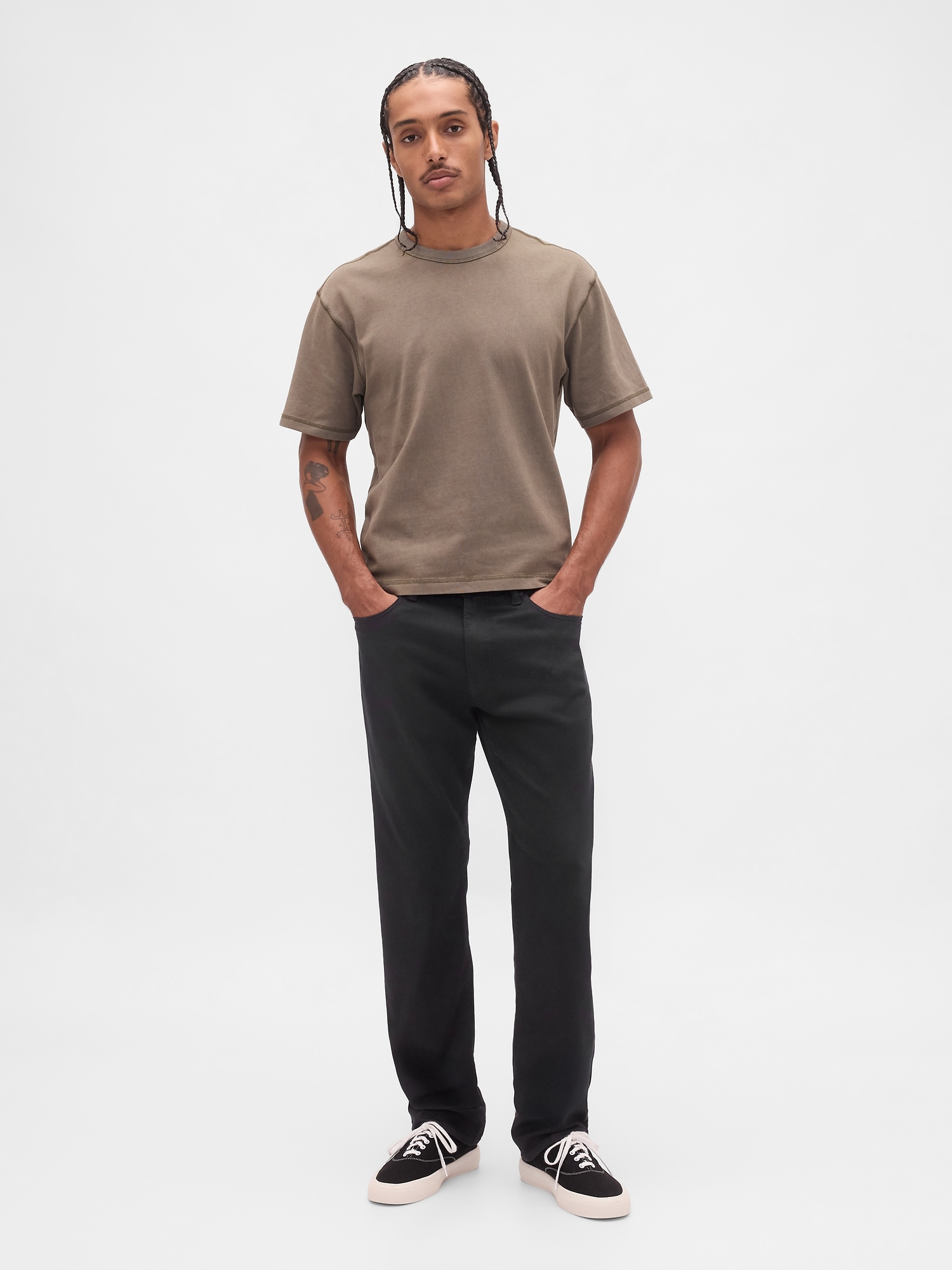 City Jeans in Straight Fit - Black