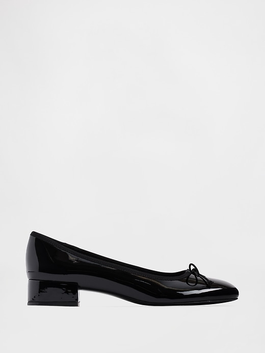 Image number 1 showing, Vegan Patent Leather Heels