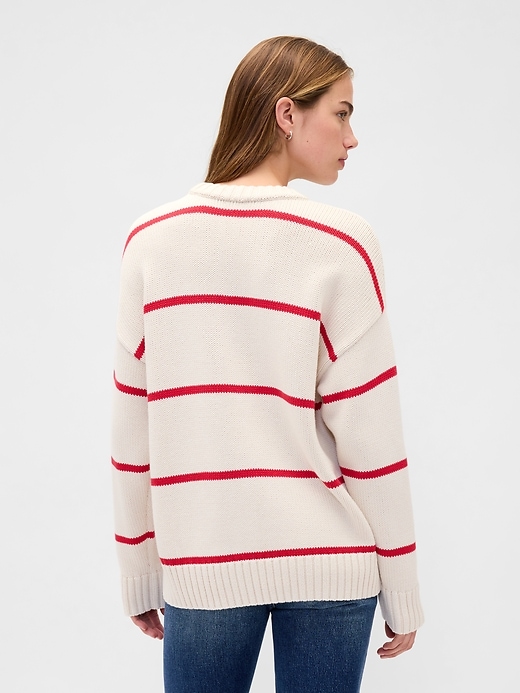 Image number 3 showing, 100% Cotton Oversized Sweater