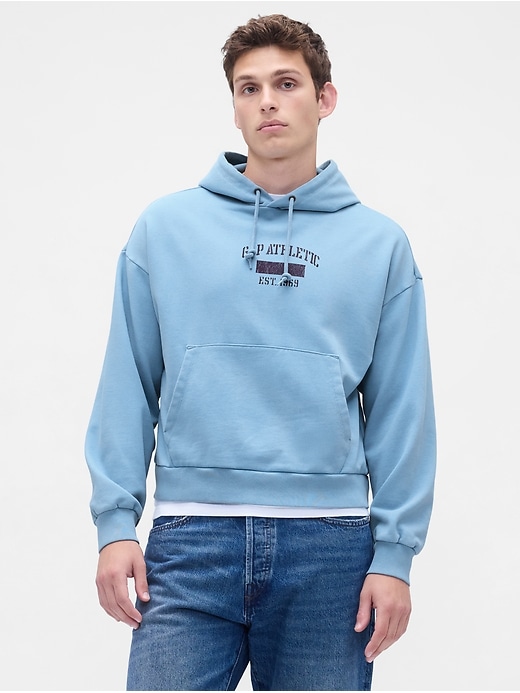 Image number 1 showing, Heavyweight Oversized Logo Hoodie