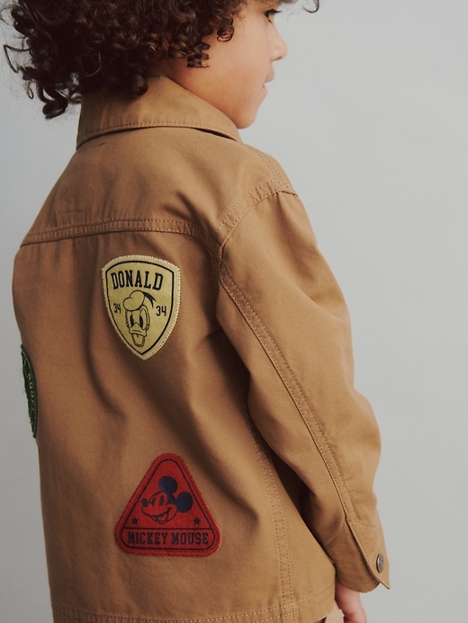 Image number 3 showing, Gap × Disney Baby & Toddler Mickey Mouse Canvas Chore Jacket