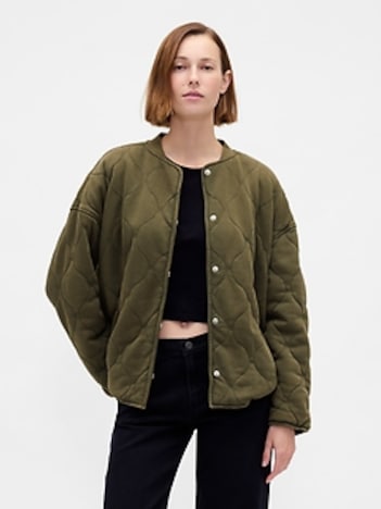 VintageSoft Quilted Oversized Jacket