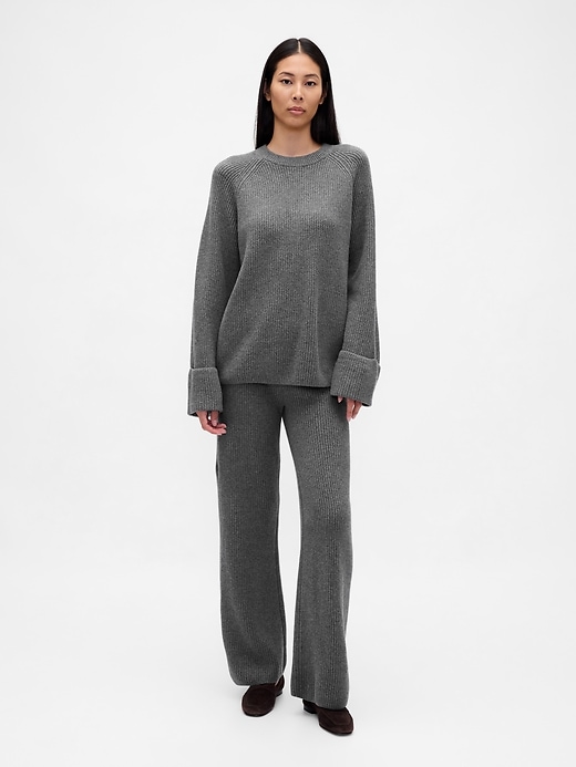 Image number 2 showing, CashSoft Shaker-Stitch Boyfriend Sweater