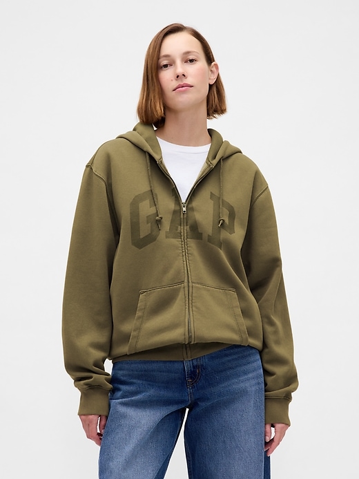 Image number 5 showing, VintageSoft Arch Logo Full-Zip Hoodie