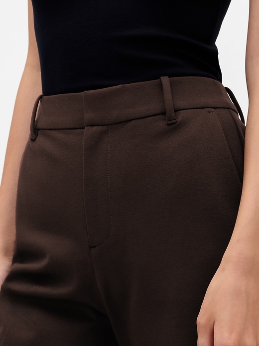 Image number 7 showing, High Rise Ponte Wide-Leg Pants