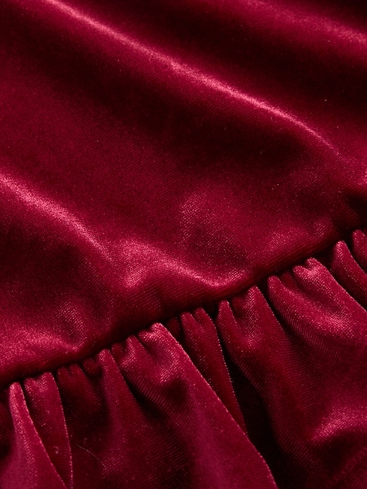 Image number 3 showing, Kids Velour Peplum Top