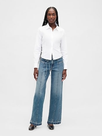 Low Rise '90s Loose Jeans