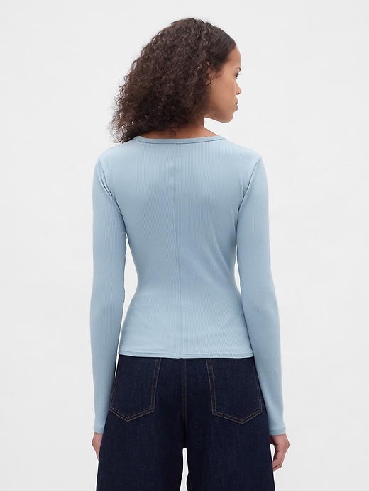 Image number 3 showing, Modern Rib Crop T-Shirt