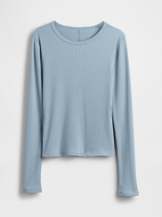 Image number 5 showing, Modern Rib Crop T-Shirt