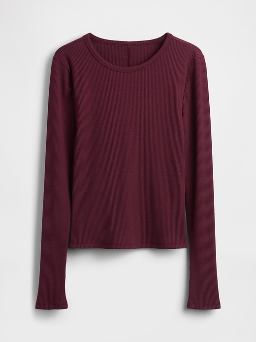 Image number 4 showing, Modern Rib Crop T-Shirt