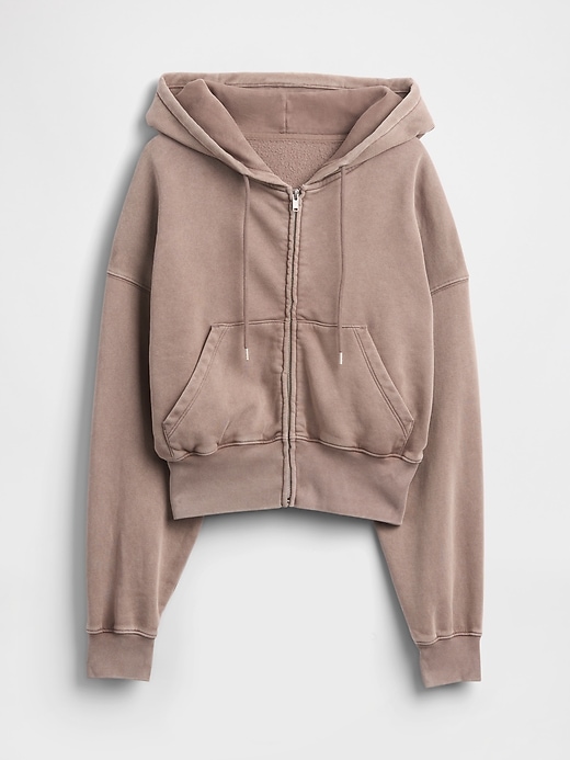 Image number 4 showing, VintageSoft Full-Zip Wedge Hoodie