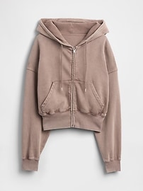 VintageSoft Full-Zip Wedge Hoodie