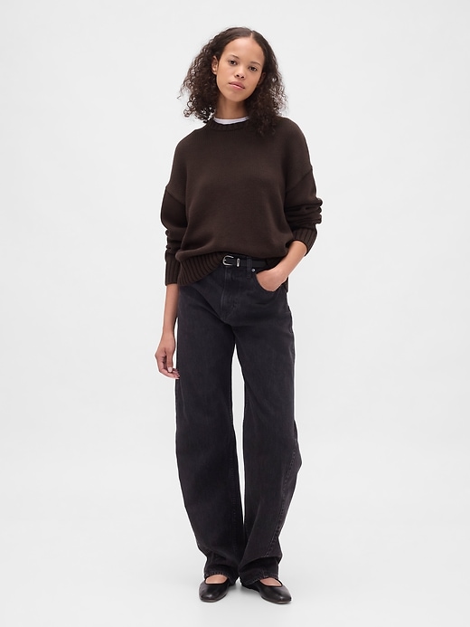 Image number 2 showing, 100% Cotton Relaxed Sweater