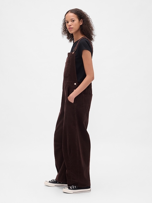 Image number 3 showing, Corduroy Horseshoe Overalls