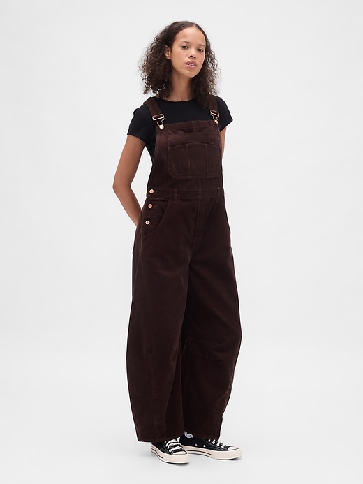 Image number 2 showing, Corduroy Horseshoe Overalls