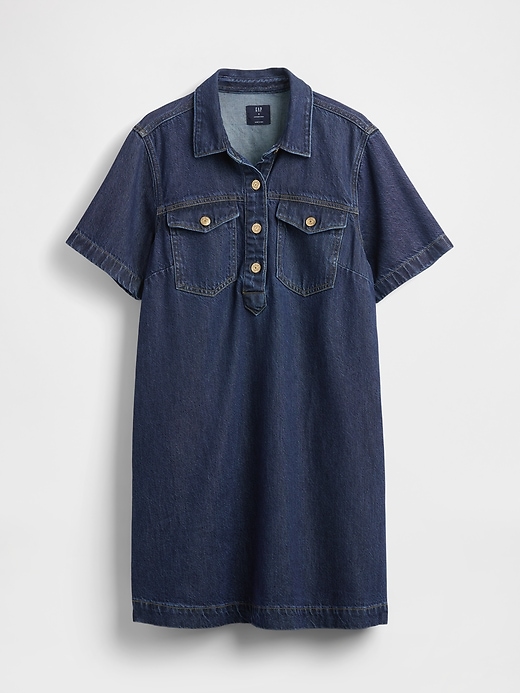 Image number 5 showing, UltraSoft Denim Mini Dress