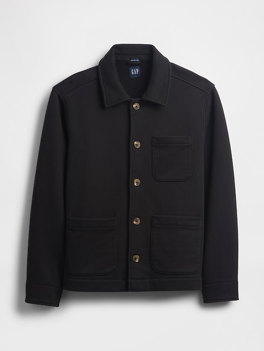 Image number 6 showing, French Terry Chore Jacket