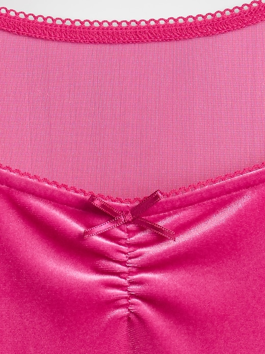Image number 3 showing, Kids Velvet Empire Waist Dress