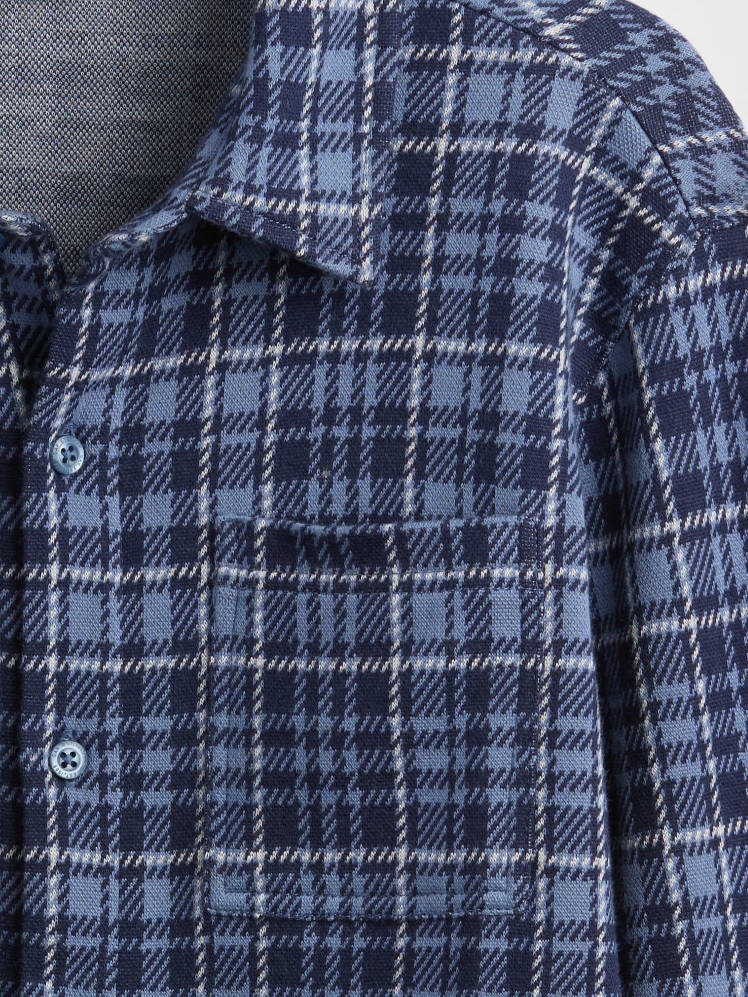 Kids Plaid Button-Front Shirt