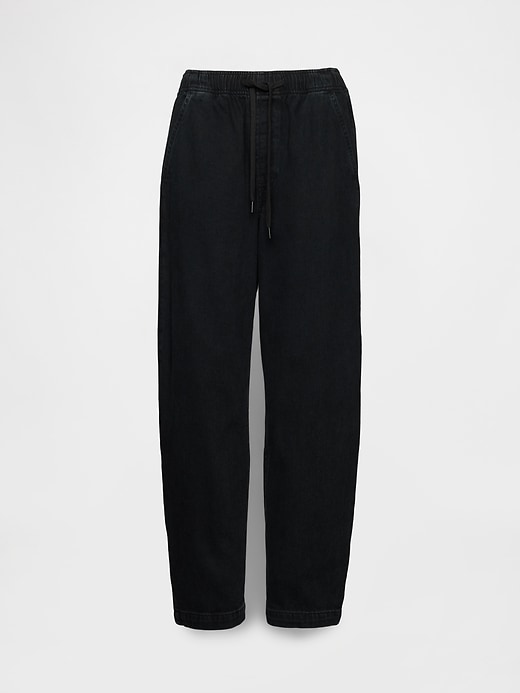 Image number 7 showing, High Rise Barrel Jeans