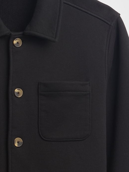Image number 4 showing, French Terry Chore Jacket