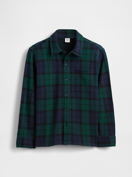 Image number 2 showing, Kids Plaid Button-Front Shirt