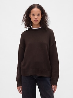 100% Cotton Relaxed Sweater