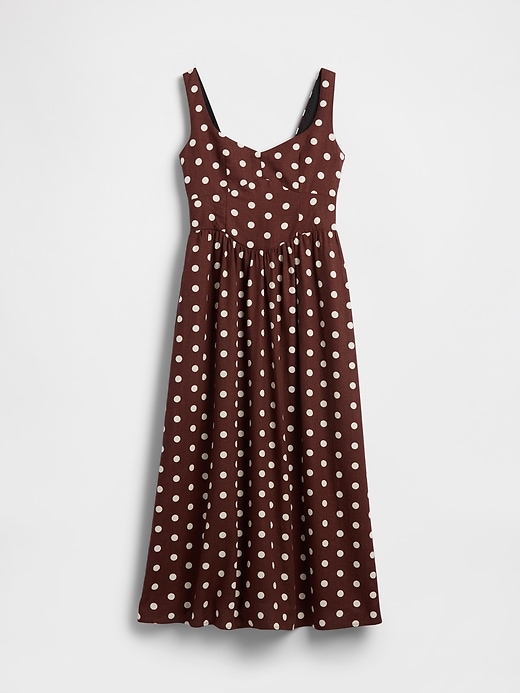 Image number 5 showing, Seamed Drop-Waist Maxi Dress