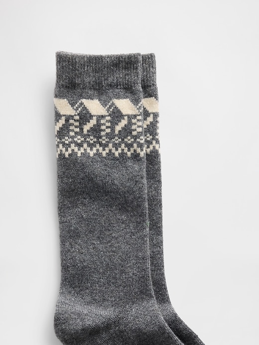 Image number 2 showing, Fair Isle Crew Socks
