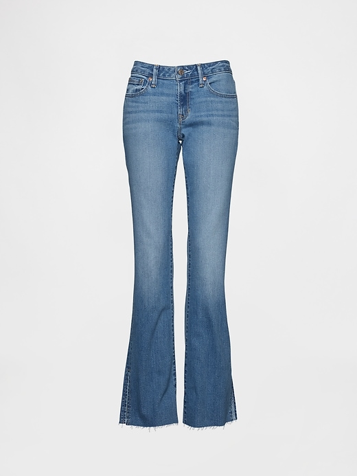Image number 7 showing, Low Rise Long & Lean Split-Hem Jeans