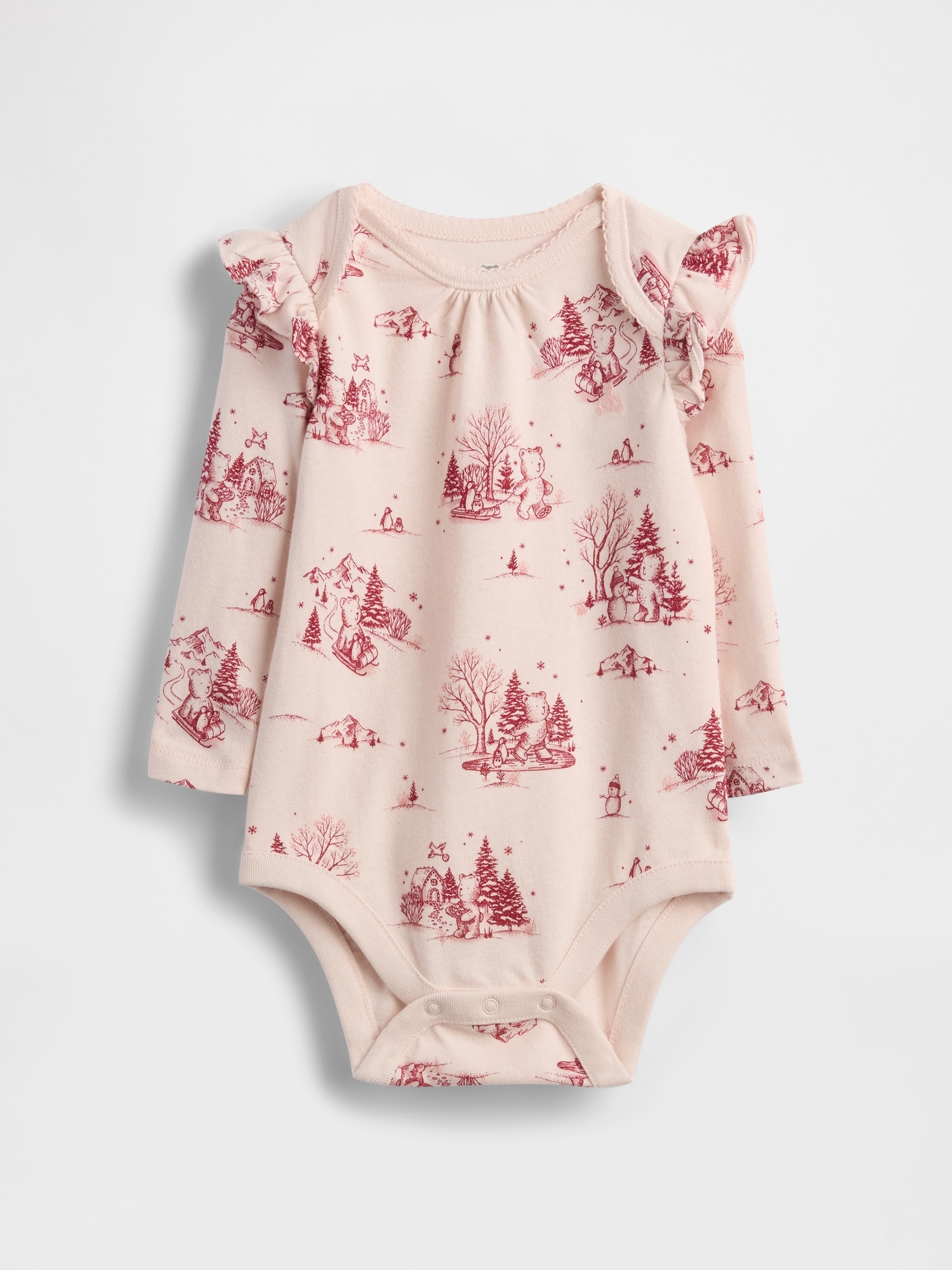 Gap Kids' Baby First Favorites Organic Cotton Bodysuit In Pink