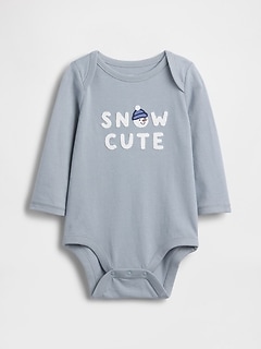 Baby First Favorites Organic Cotton Graphic Bodysuit