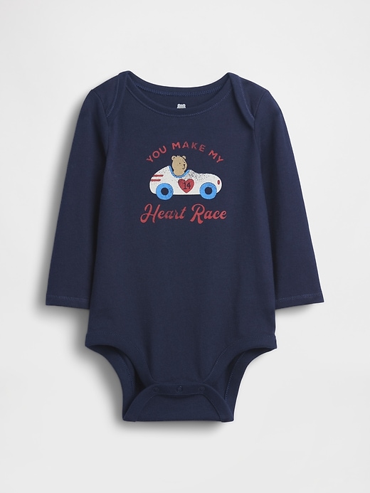 Image number 1 showing, Baby First Favorites Organic Cotton Graphic Bodysuit