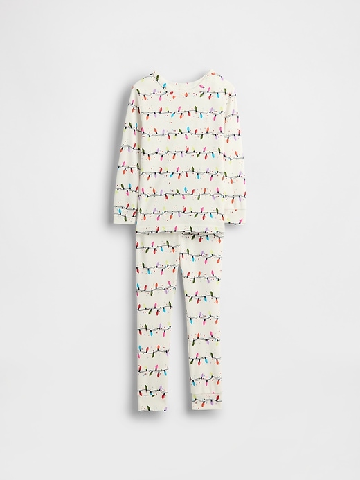 Image number 1 showing, Baby & Toddler Organic Brushed Cotton Holiday PJ Set