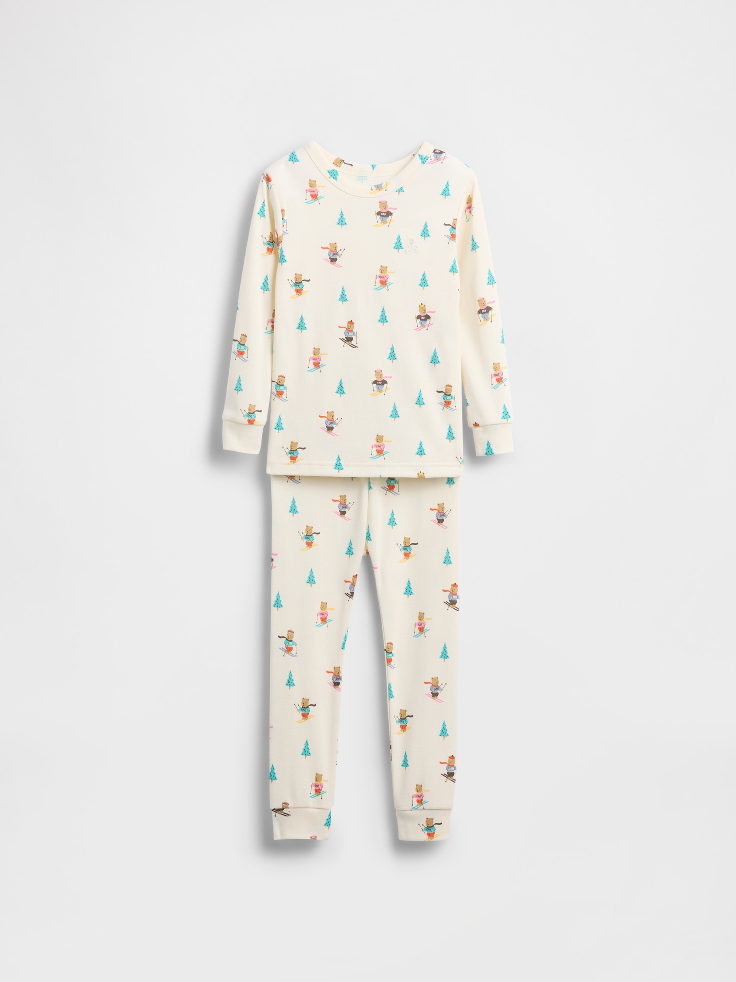 Gap Kids' Baby & Toddler Organic Brushed Cotton Pj Set In Multi