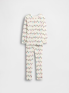 Baby & Toddler Organic Brushed Cotton Holiday PJ Set