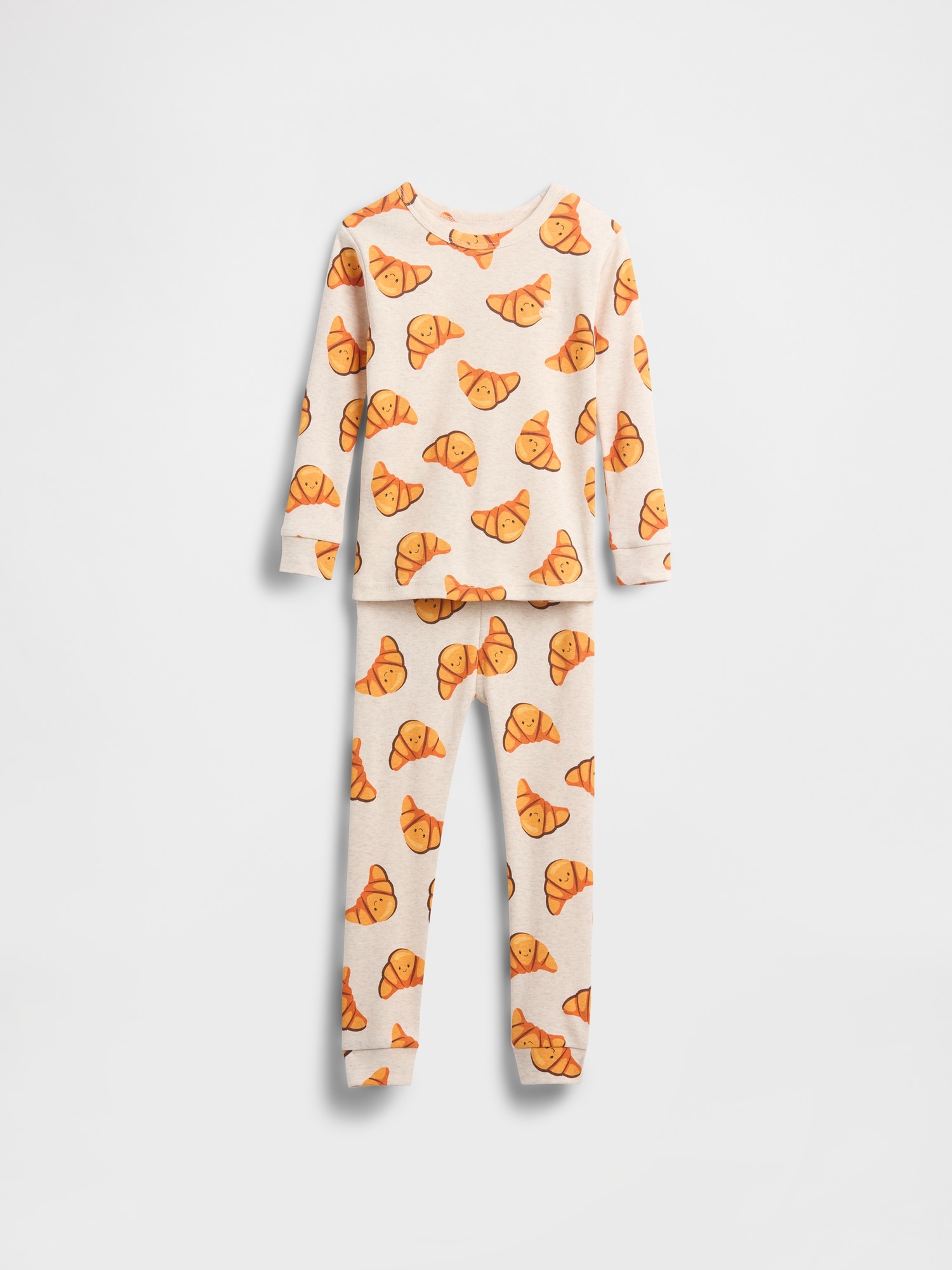 Gap Kids' Baby & Toddler Organic Brushed Cotton Pj Set In Neutral
