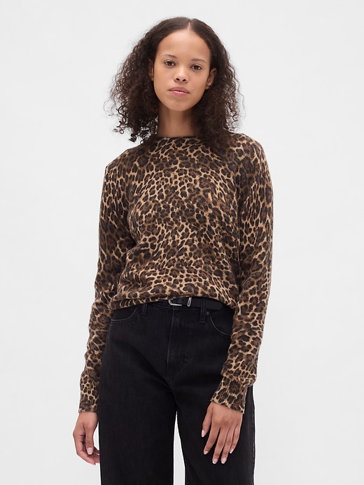 Image number 1 showing, CashSoft Crewneck Sweater