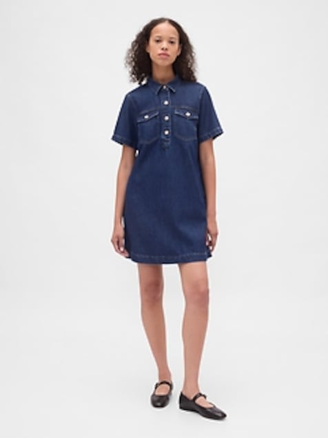 UltraSoft Denim Mini Dress