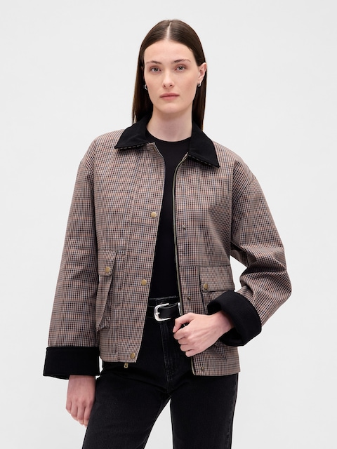 Plaid Barn Jacket