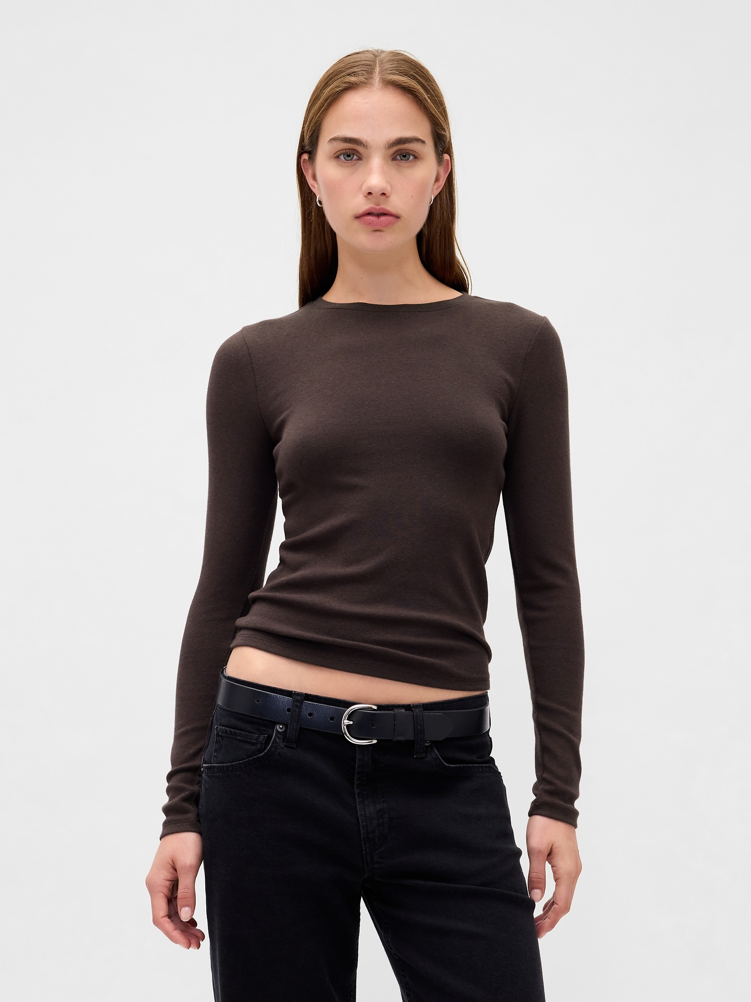 Modern Shrunken T-Shirt - Terra Brown