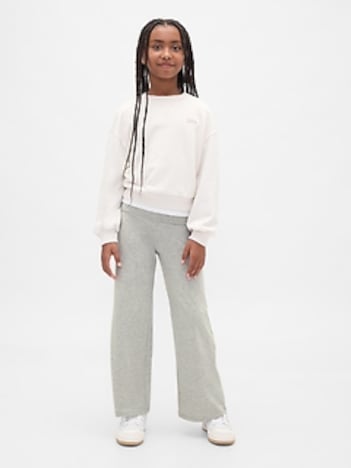 Kids Wide-Leg Foldover Leggings