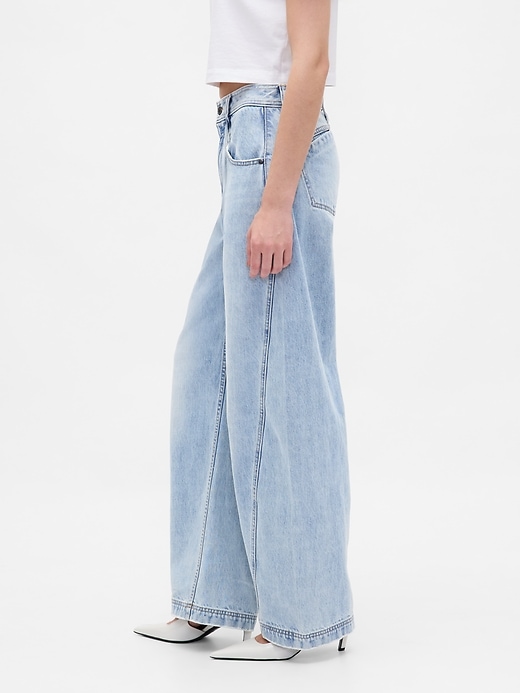 Image number 3 showing, Gap × BÉIS High Rise Barrel Jeans