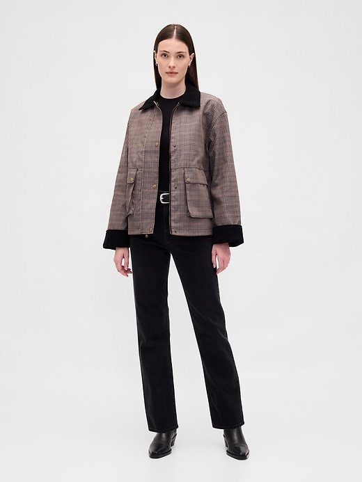 Image number 2 showing, Plaid Barn Jacket